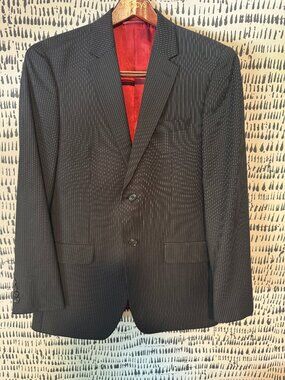 Men's Pinstripe Suit Jacket